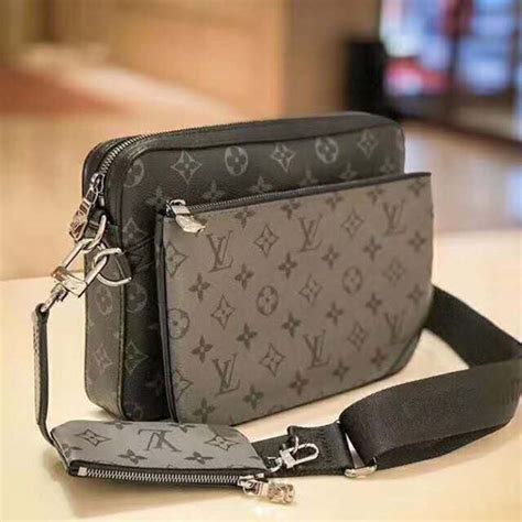 lv triple pouch|lv men's pouch.